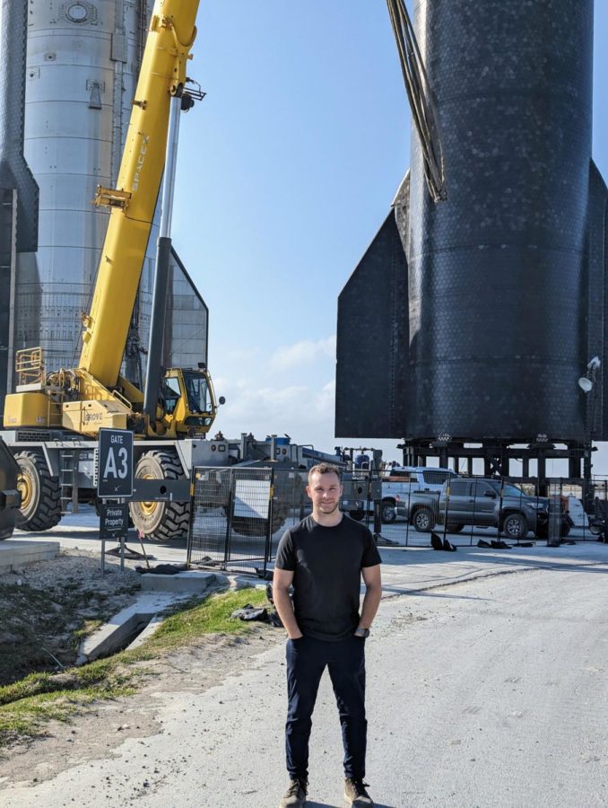 Logan Rohaley, Mentor High School Class of 2011, and current SpaceX employee