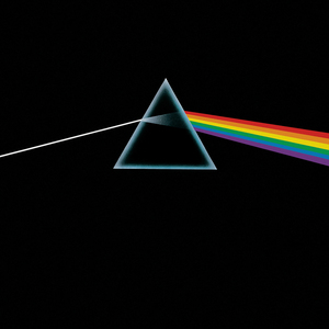 Taken from Wikipedia, though can be found in various sources. 
Originally designed by graphic designer Storm Thorgerson with Aubrey Powell for their company Hipgnosis.