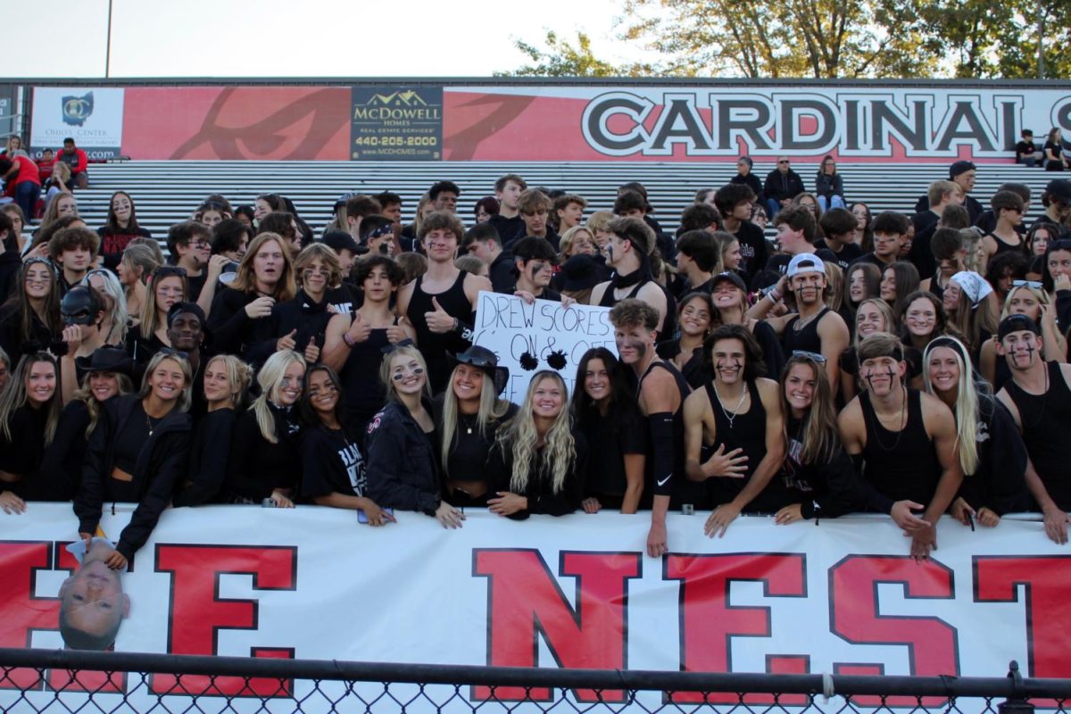 Mentor High School Student Section: Blackout Edition