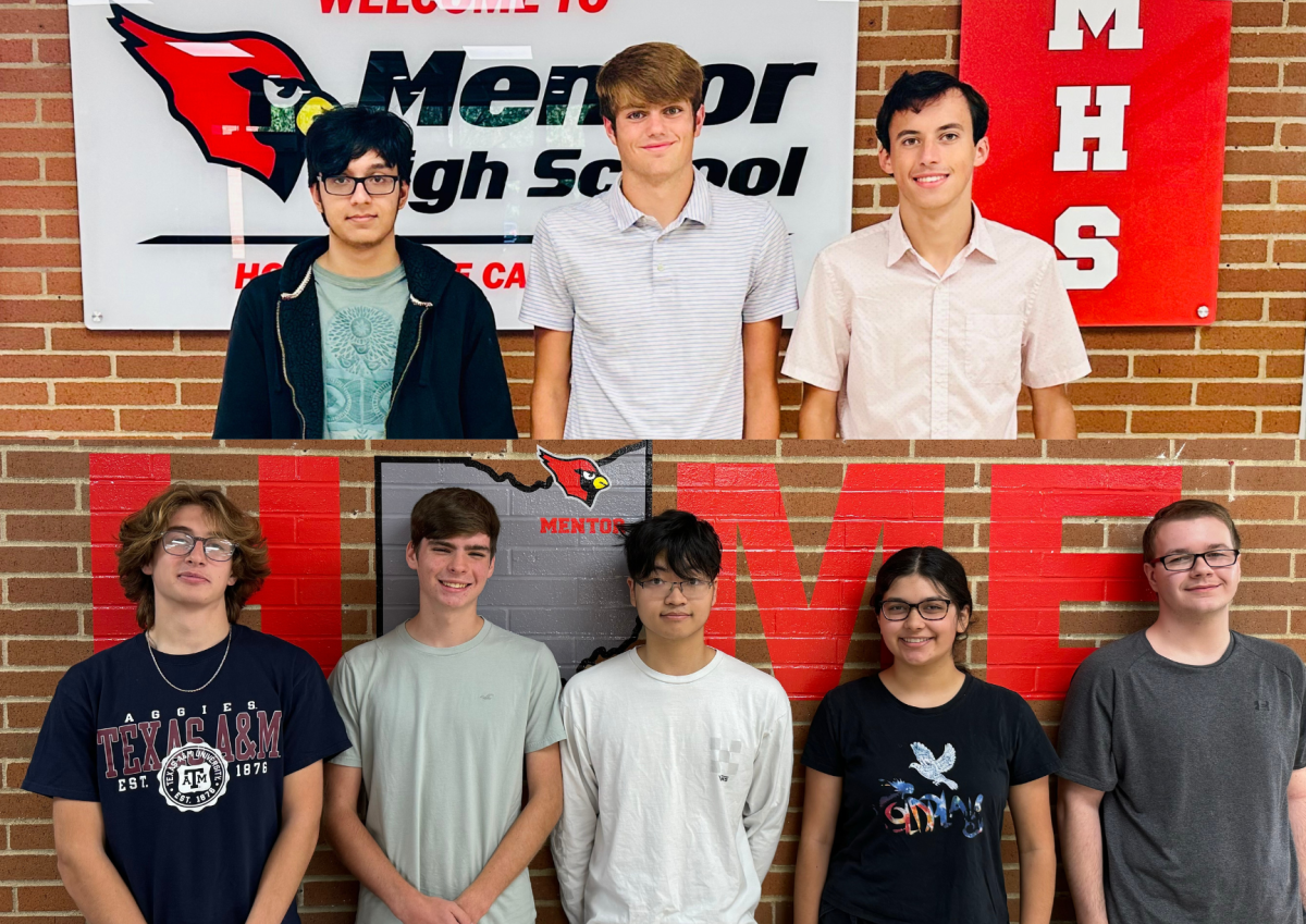 MHS's National Merit Semifinalists and Commended Students.