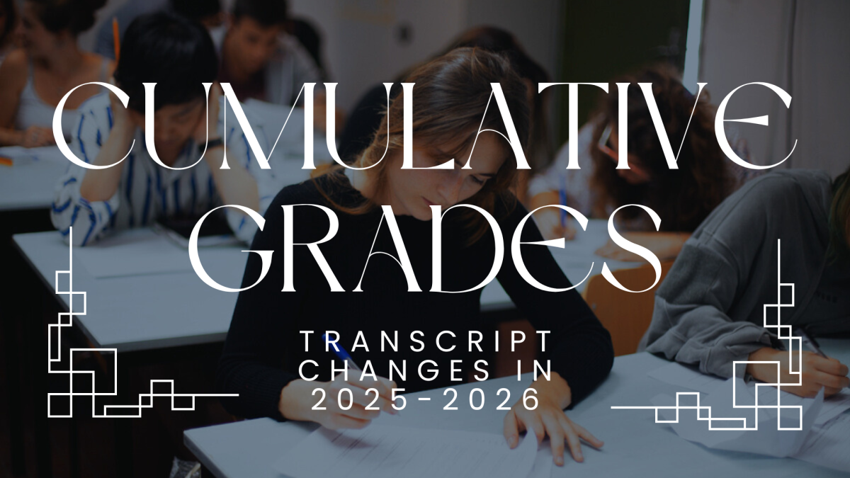 Transcript Changes are Expected in the 2025-2026 School Year