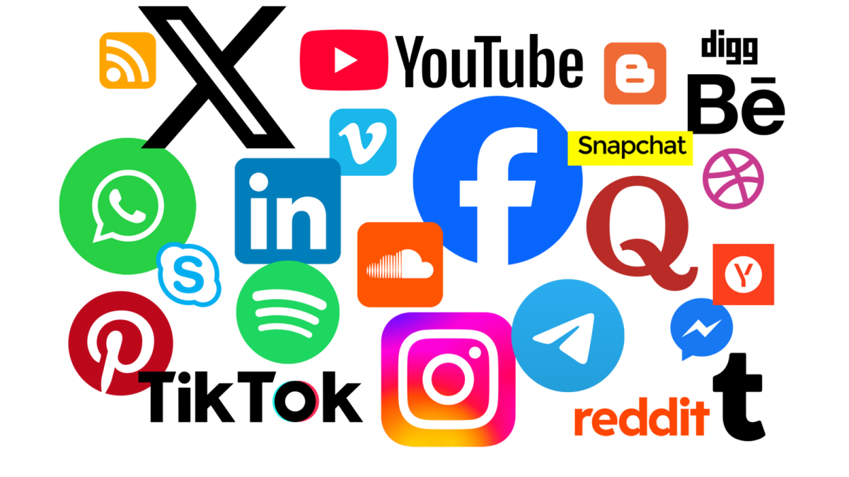 Social media collection icons in 2020s