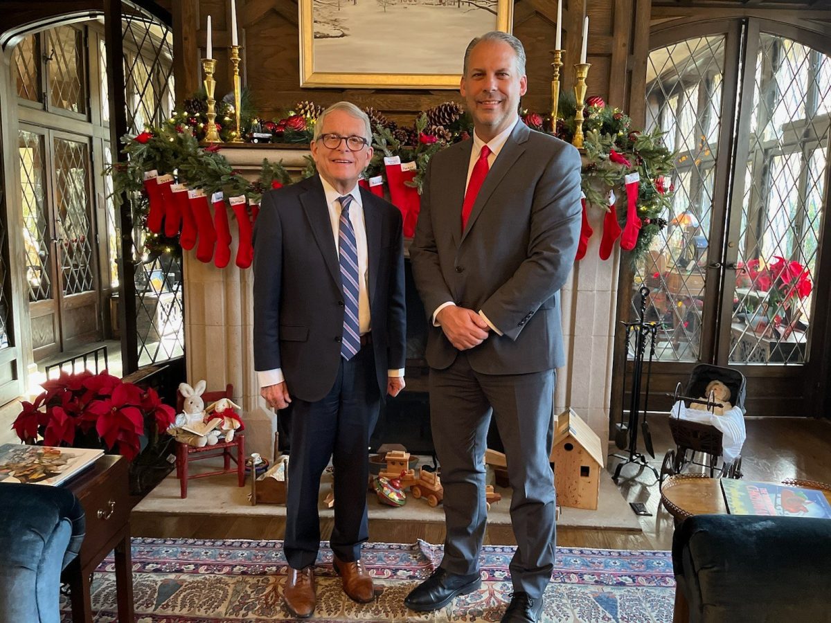 Superintendent Mr. Craig Heath alongside Ohio Governor Mike DeWine - @VirJes on X.com - Fair Use (DMCA)