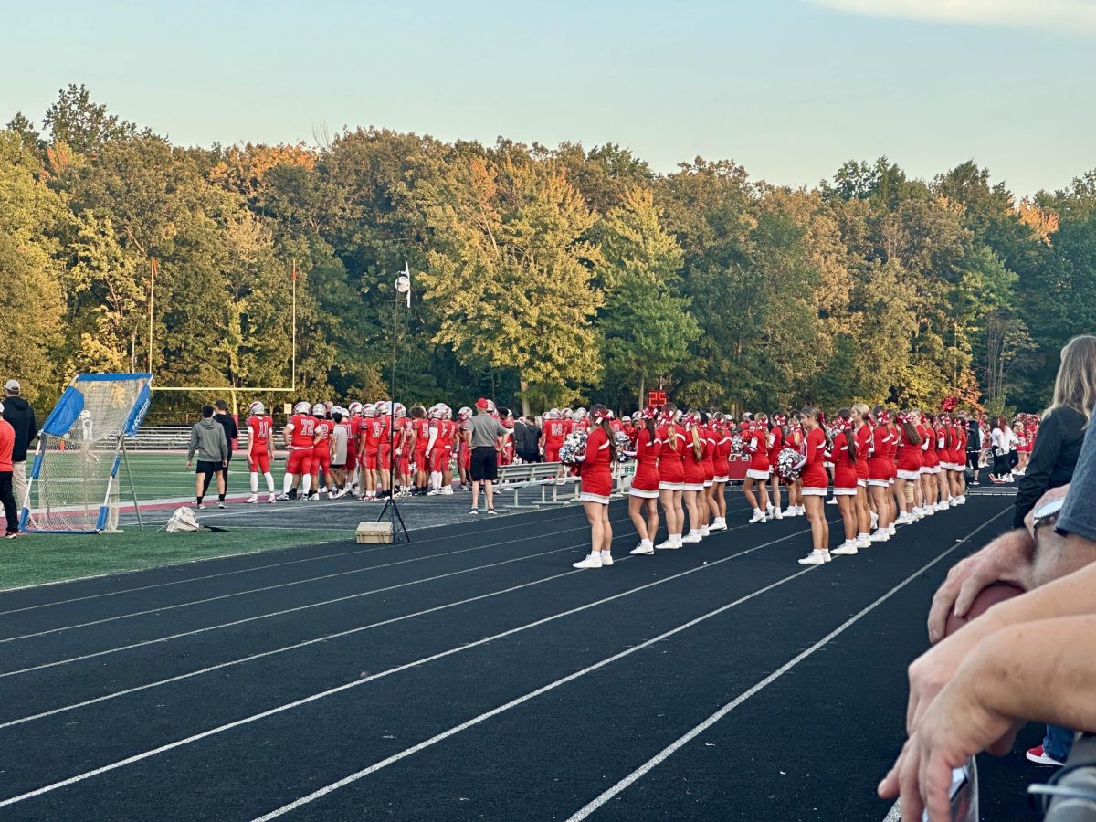Start of the homecoming football game.
