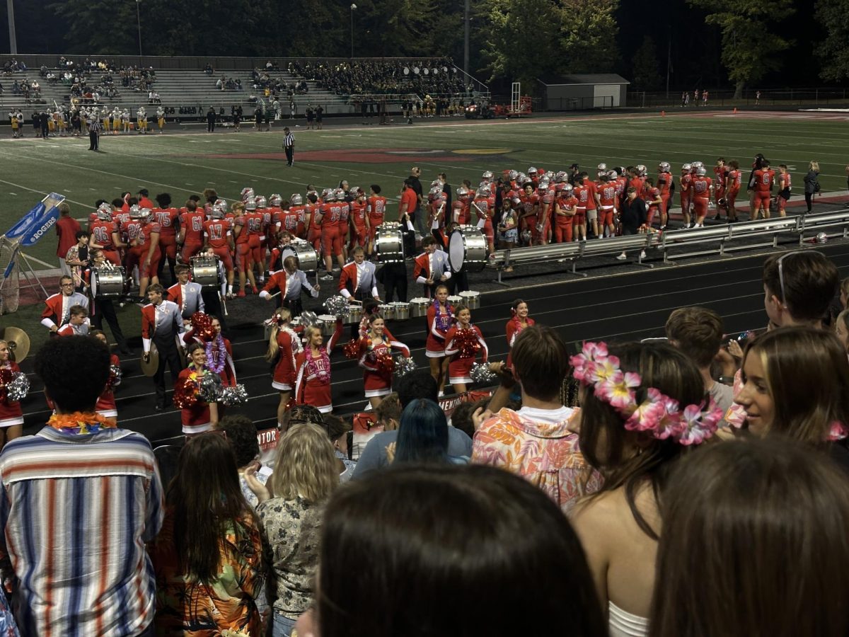 Mentor vs Medina game coming to an end (8:55pm).