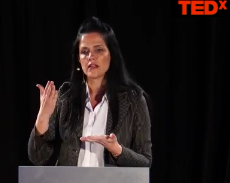 Jesse Weinberger speaking at a Ted X event, 2014 - Tedx Talks YouTube (Fair Use)