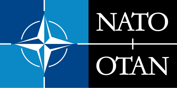 North Atlantic Treaty Organization (NATO-English) OTAN (French, Spanish, and Portuguese) Logo