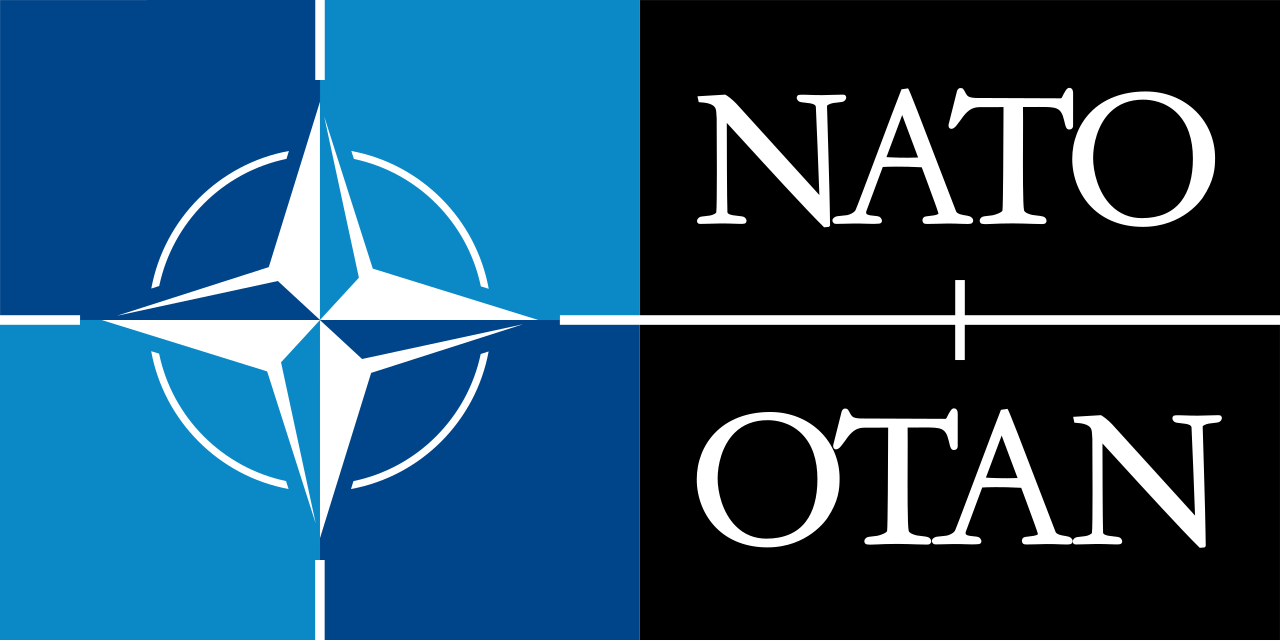 North Atlantic Treaty Organization (NATO-English) OTAN (French, Spanish, and Portuguese) Logo