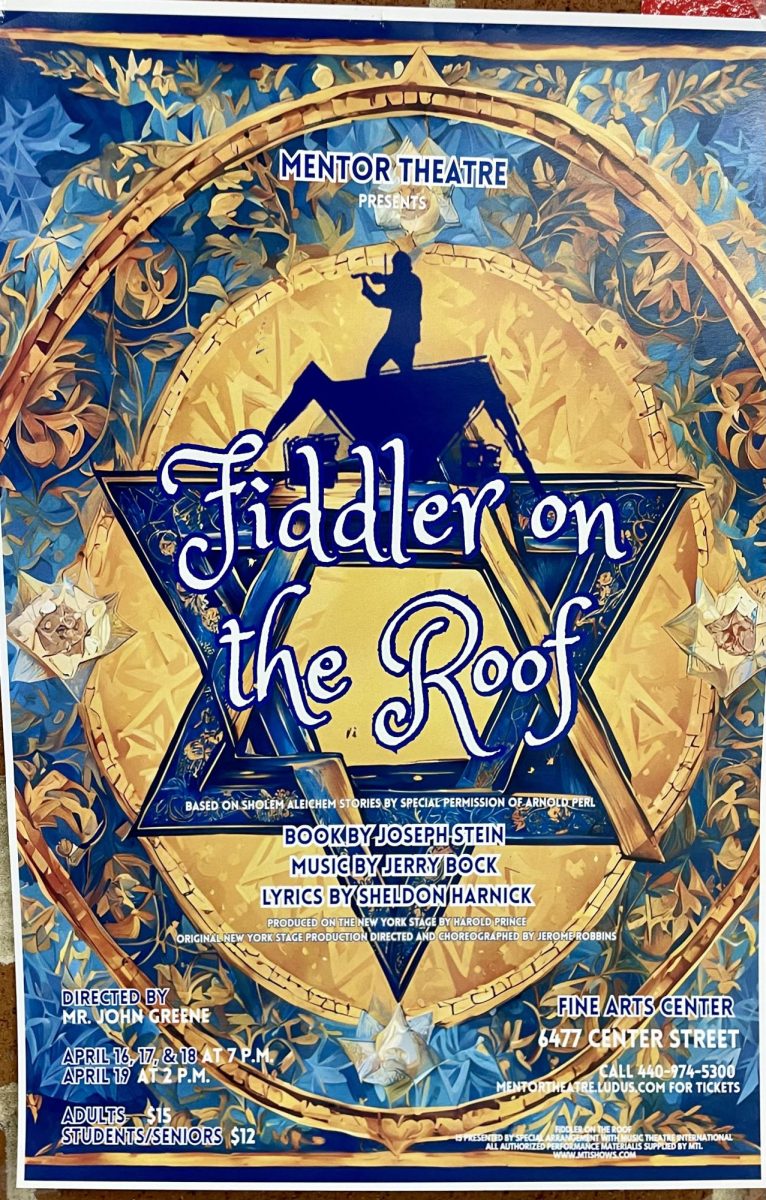 Poster for Fiddler on the Roof at MHS 